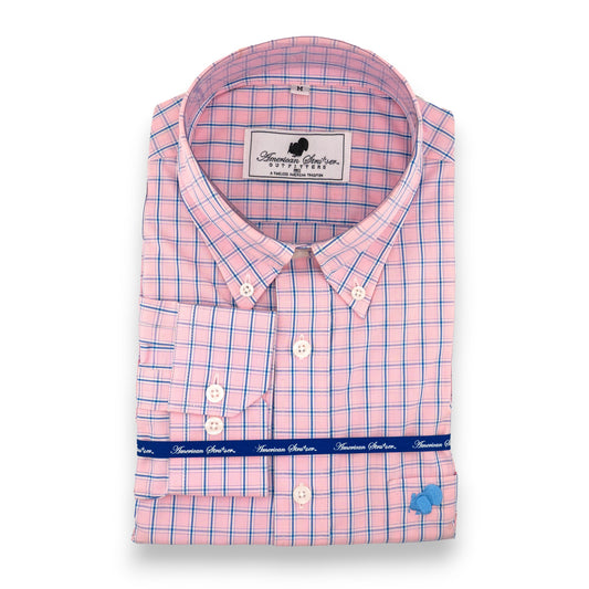 'Cotton Candy' Gingham Button Down Shirt